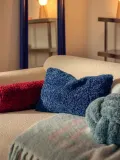 Westwing Collection Наволочка декоративная Dotty, Ш 30 × Д 50 см, Тёмный синий — фото 5