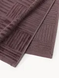 Westwing Collection Полотенце Petra, полотенце для лица, Ш 30 × Д 30 см, 2 шт., Тёмный фиолетовый — фото 6