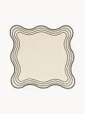 Westwing Collection Салфетки сервировочные хлопковые Joss, 4 шт, Ш 45 × Д 45 см, Светлый бежевый — фото 4