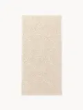 Westwing Collection Комплект махровых полотенец Felka с волнистой фактурой, 3 предм. (гостевое полотенце, полотенце для рук, банное полотенце), Светлый бежевый — фото 4