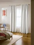 Westwing Collection Комплект штор блэкаут Tulia с фактурным полотном, белый — фото 6