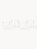 Westwing Collection Набор стаканов Marcus с двойными стенками, 4 шт., 130 мл, Ø 8 × В 9 см, 130 мл, Прозрачный — фото 2