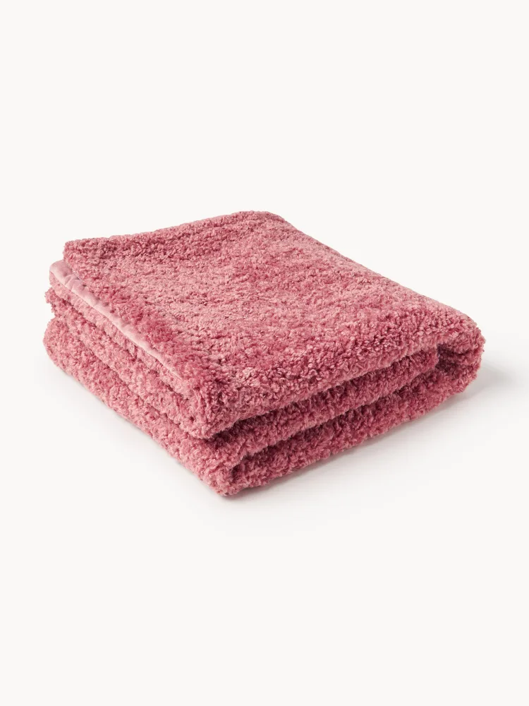 Westwing Collection Плед Dotty, Ш 130 × Д 170 см, Пыльный розовый
