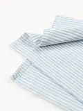 Westwing Collection Дорожка для стола Perry с тканым узором 40х150 см, Ш 40 × Д 150 см, Светлый синий — фото 2