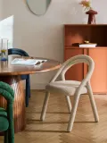 Westwing Collection Стул Ada, Д 55 × Ш 55 см, Светлый бежевый — фото 8
