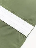 Westwing Collection Штора полупрозрачная Sari изо льна с хлопком, темно-зеленая — фото 2