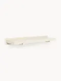 Westwing Collection Полка настенная Ally из МДФ с лакированным металлическим каркасом, 60х15 см, бежевая — фото 1