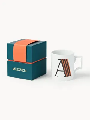 Westwing Collection Кружка Westwing x MEISSEN Initials, декор оранжевый, арт. S43148