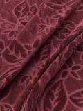 Westwing Collection Комплект велюровых полотенец Rosaria с цветочным узором, 3 предм. (гостевое полотенце, полотенце для рук, банное полотенце), Бургунди — фото 2
