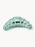 Westwing Collection Статуэтка Disco Croissant с зеркальной мозаикой, мятная, ширина 15 см — фото 3