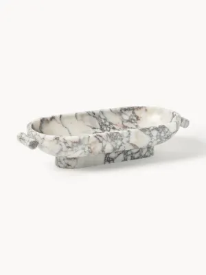 Westwing Collection Миска декоративная из мрамора Fossil, длина 46 см