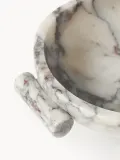 Westwing Collection Миска декоративная из мрамора Fossil, длина 46 см — фото 3