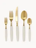Westwing Collection Набор столовых приборов Boris, 5 предметов, Золото — фото 1