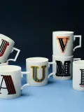 Westwing Collection Кружка Westwing x MEISSEN Initials, декор светло-жёлтый, арт. S47484 — фото 6