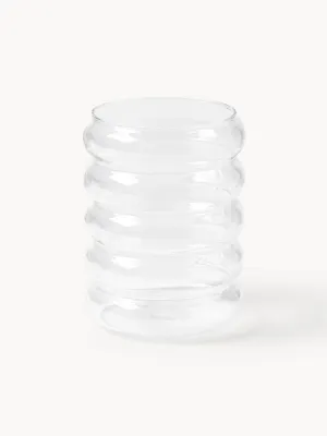 Westwing Collection Набор бокалов Bubbly из боросиликатного стекла, 4 шт., 580 мл, прозрачные