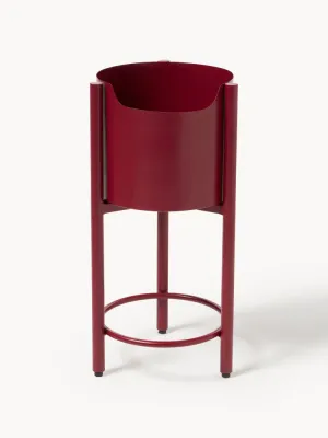 Westwing Collection Кашпо напольное Taru, 45 см, Ø 22 × В 45 см, Бордовый