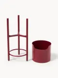 Westwing Collection Кашпо напольное Taru, 45 см, Ø 22 × В 45 см, Бордовый — фото 3