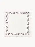Westwing Collection Салфетки сервировочные льняные Ivy с вышивкой, 4 шт, арт. S50799 — фото 3