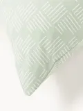 Westwing Collection Пододеяльник Inki, Ш 135 × Д 200 см, Шалфейный зелёный — фото 4