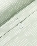 Westwing Collection Пододеяльник Inki, Ш 135 × Д 200 см, Шалфейный зелёный — фото 8