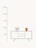 Westwing Collection Настольный светильник Talia, Ø 20 × В 26 см, Светлый коричневый — фото 2