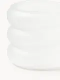Westwing Collection Набор стаканов Bubbly из боросиликатного стекла, 4 шт., 320 мл, белые матовые, Ø 8 × В 8 см, 250 мл, Белый — фото 3