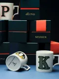 Westwing Collection Кружка Westwing x MEISSEN Initials, декор зелёный, арт. S57988 — фото 6