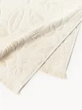 Westwing Collection Комплект велюровых полотенец Rosaria с цветочным узором, 3 предм. (гостевое полотенце, полотенце для рук, банное полотенце), Светлый бежевый — фото 6