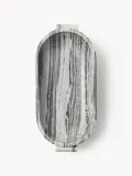 Westwing Collection Миска декоративная из мрамора Fossil, ширина 46 см, Ш 46 × В 10 см, Серый — фото 3