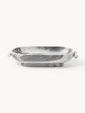 Westwing Collection Миска декоративная из мрамора Fossil, ширина 46 см, Ш 46 × В 10 см, Серый — фото 4