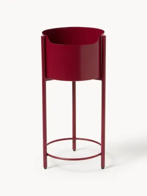 Westwing Collection Кашпо напольное Taru, 65 см, Ø 32 × В 65 см, Бордовый