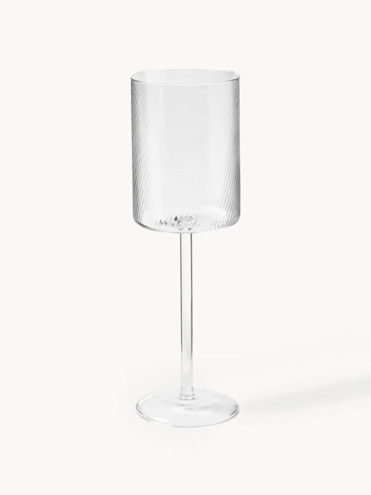 Westwing Collection Бокал для вина Limon, прозрачный, диаметр 7 см