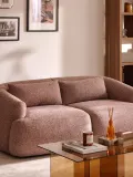 Westwing Collection Подушка декоративная Sofia из ткани букле, Ш 30 × Д 70 см, Rdzawoczerwony — фото 5