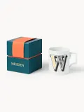 Westwing Collection Кружка Westwing x MEISSEN Initials, декор светло-жёлтый, арт. S62595 — фото 1