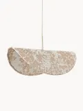 Westwing Collection Светильник подвесной Kenzie с тканевым абажуром, бежевый — фото 1