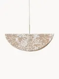 Westwing Collection Светильник подвесной Kenzie с тканевым абажуром, бежевый — фото 6