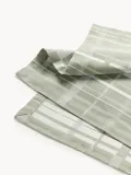 Westwing Collection Дорожка для стола Bria в клетку 40х150 см, Ш 40 × Д 150 см, Шалфейный зелёный — фото 2