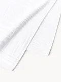 Westwing Collection Комплект велюровых полотенец Petra с геометрическим узором, 3 предм. (гостевое полотенце, полотенце для рук, банное полотенце), Белый — фото 6
