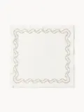 Westwing Collection Салфетки сервировочные льняные Ivy с вышивкой, 4 шт, арт. S65775 — фото 3