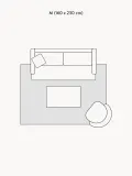 Westwing Collection Ковер Salla из искусственного меха с длинным ворсом 5,5 см, 80х150 см, светло-бежевый — фото 2