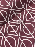 Westwing Collection Пододеяльник Jella из хлопка ренфорсе бордовый — фото 8