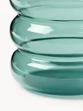 Westwing Collection Набор стаканов Bubbly из боросиликатного стекла, 4 шт., 320 мл, мятно-зелёные, Ø 8 × В 8 см, 250 мл, Мятный зелёный — фото 3