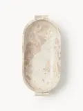 Westwing Collection Миска декоративная из мрамора Fossil, ширина 46 см, Ш 46 × В 10 см, Бежевый мрамор — фото 3