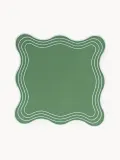 Westwing Collection Салфетки сервировочные хлопковые Joss, 4 шт, Ш 45 × Д 45 см, Зелёный — фото 4