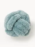 Westwing Collection Подушка декоративная Dotty Teddy Knot, диаметр 25 см — фото 1