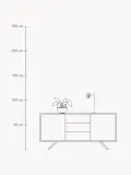 Westwing Collection Настольный светильник Almo, Ø 15 × В 44 см, Серебристый — фото 2