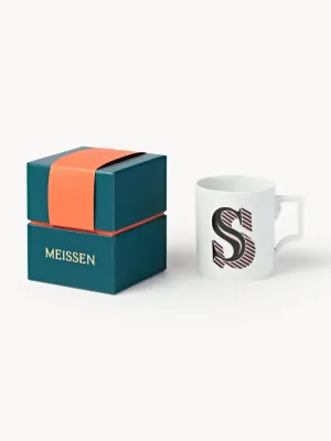 Westwing Collection Кружка Westwing x MEISSEN Initials, декор светло-розовый, арт. S82228