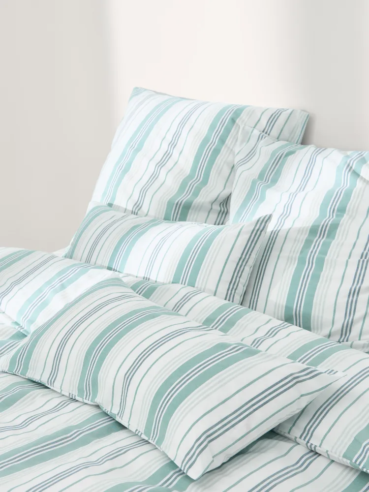 Westwing Collection Пододеяльник Hildy, Ш 135 × Д 200 см, Бирюзовый