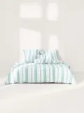 Westwing Collection Пододеяльник Hildy, Ш 135 × Д 200 см, Бирюзовый — фото 6