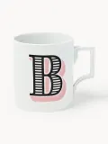 Westwing Collection Кружка Westwing x MEISSEN Initials, декор светло-розовый, арт. S86572 — фото 3